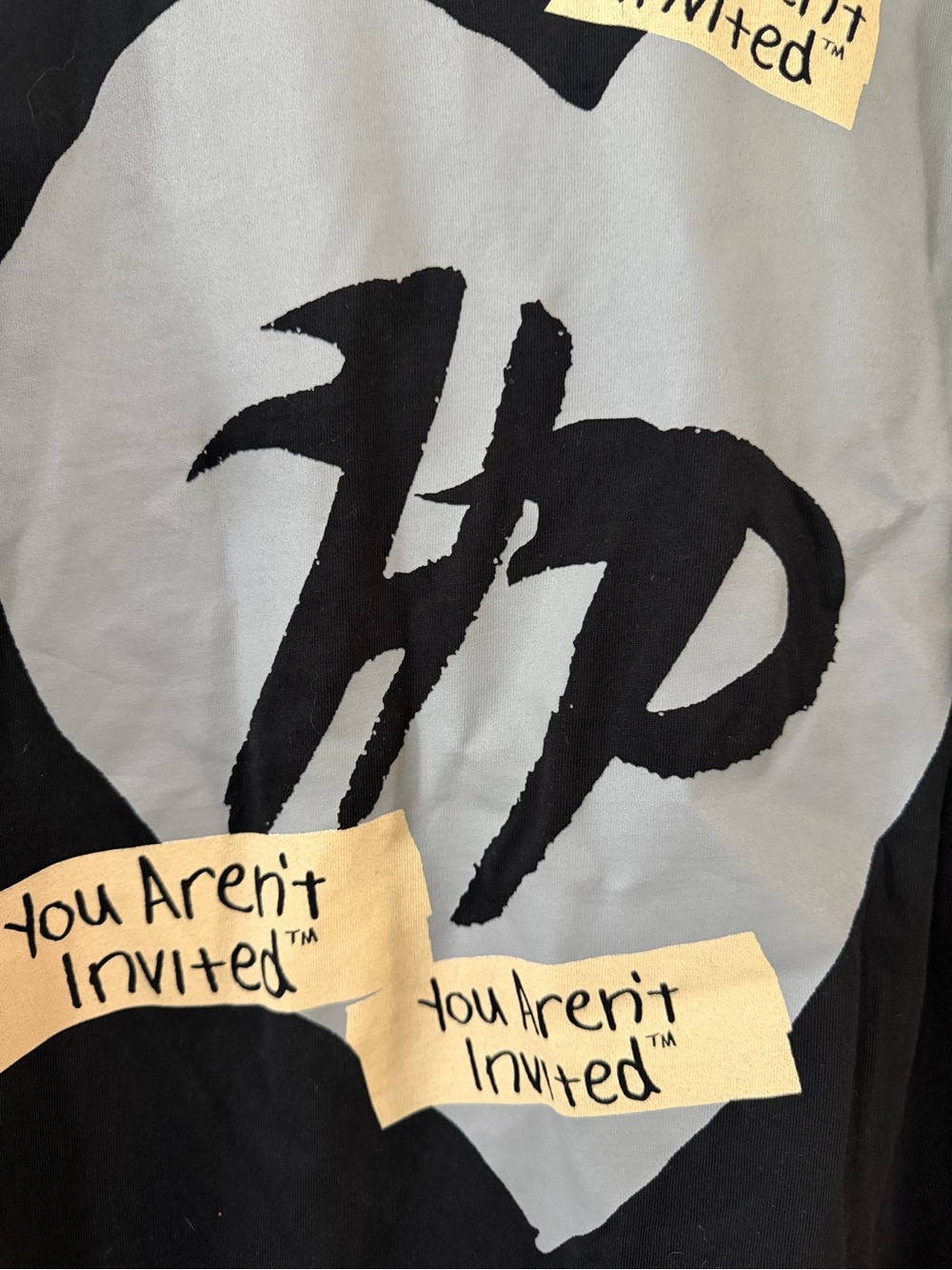 Hyde Park | You Aren’t Invited Tee in Black/creme - Picture 6 of 7